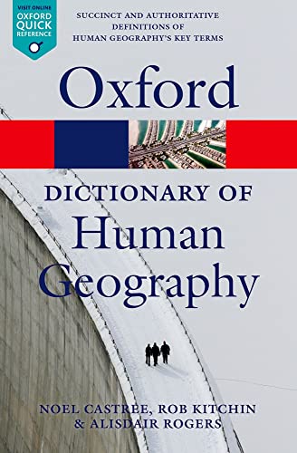 Imagen de archivo de A Dictionary of Human Geography a la venta por Better World Books
