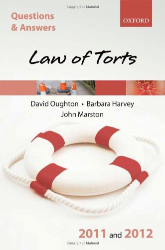 9780199599899: Q & A Law of Torts 2011 and 2012 (Questions and Answers)