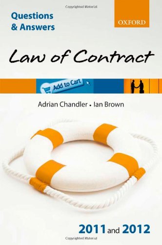 9780199599936: Q & A Law of Contract 2011 and 2012 (Questions & Answers)