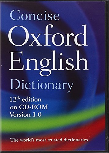 9780199601097: Concise Oxford English Dictionary: CD-ROM edition, Windows/Mac Individual User Version 1.0