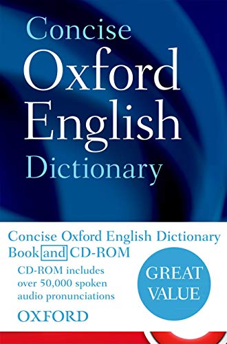 Concise Oxford English Dictionary Book & CD-ROM set 12/e (Pack) - Oxford Dictionaries