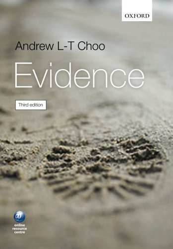 Imagen de archivo de Evidence a la venta por Better World Books