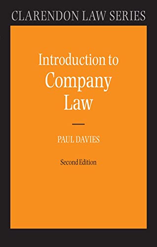 9780199601325: Introduction to Company Law