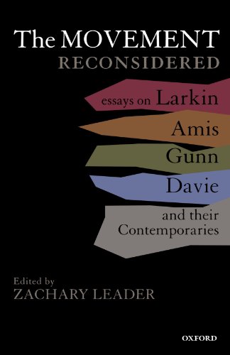Beispielbild fr The Movement Reconsidered: Essays on Larkin, Amis, Gunn, Davie and Their Contemporaries zum Verkauf von ThriftBooks-Atlanta