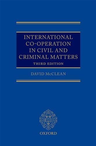 International Co-operation in Civil and Criminal Matters (9780199602063) by McClean, David
