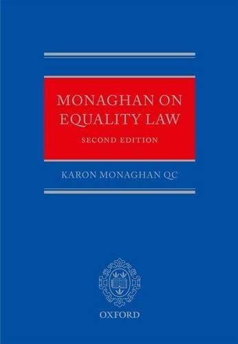Stock image for Monaghan on Equality Law for sale by Better World Books Ltd