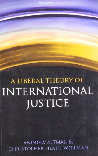 Imagen de archivo de A Liberal Theory of International Justice a la venta por Kimmies Collection