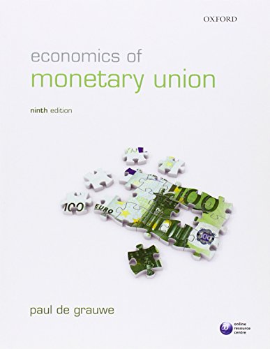 Beispielbild fr Economics of Monetary Union zum Verkauf von Better World Books