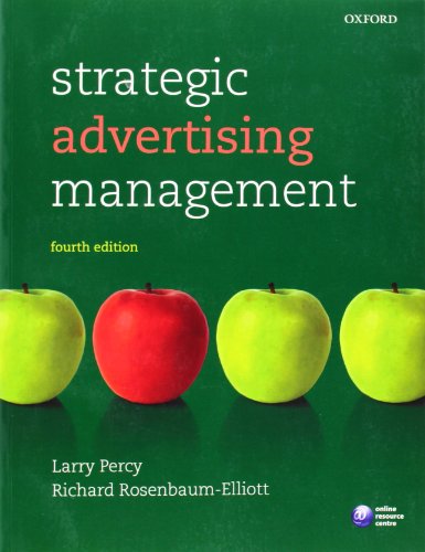 Beispielbild fr Strategic Advertising Management zum Verkauf von Better World Books