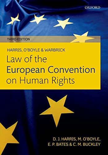 Stock image for Harris, O'Boyle, and Warbrick Law of the European Convention on Human Rights for sale by WorldofBooks