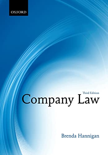 9780199608027: Company Law