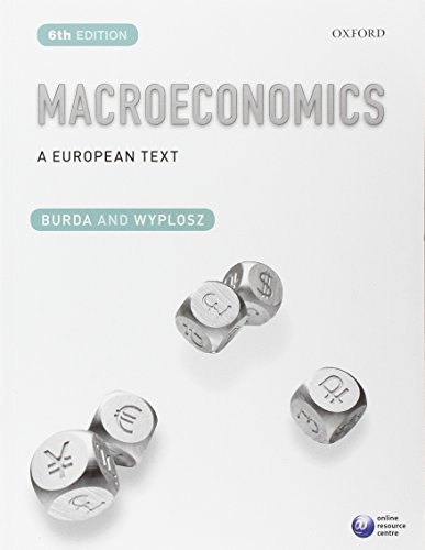 Macroeconomics: A European Text (9780199608645) by Burda, Michael; Wyplosz, Charles