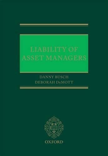 9780199608737: Liability of Asset Managers