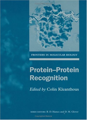 9780199637614: Protein-protein Recognition: 31 (Frontiers in Molecular Biology)