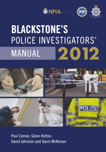 Stock image for Blackstone's Police Investigators' Manual 2012 for sale by MusicMagpie