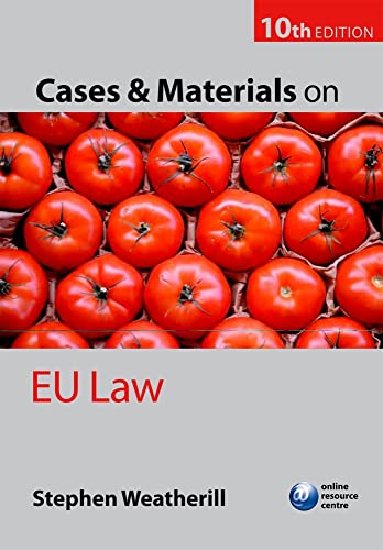 Beispielbild fr CASES AND MATERIALS ON EU LAW. zum Verkauf von Cambridge Rare Books