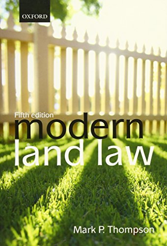 Stock image for Modern Land Law for sale by AwesomeBooks