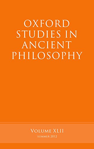 Stock image for Oxford Studies in Ancient Philosophy for sale by Recycle Bookstore
