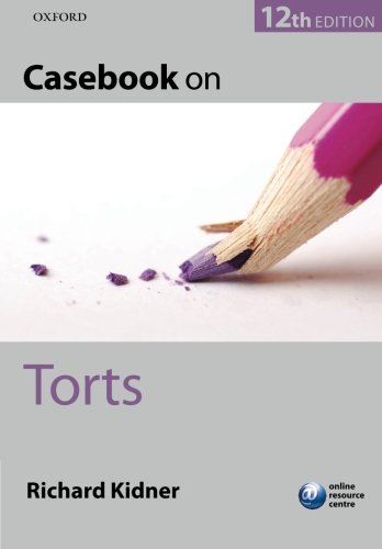 9780199644810: Casebook on Torts