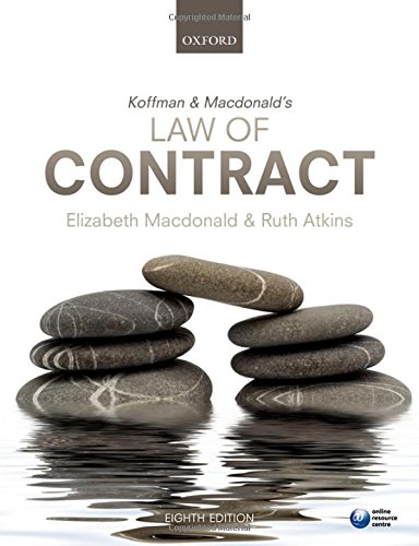 Imagen de archivo de Koffman & Macdonald's Law of Contract a la venta por AwesomeBooks