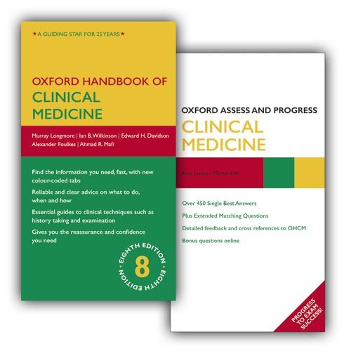 Oxford Handbook of Clinical Medicine Eighth Edition and Oxford Assess and Progress Clinical Medicine Pack (9780199651665) by Longmore, Murray; Wilkinson, Ian; Davidson, Edward; Foulkes, Alexander; Mafi, Ahmad; Hill, Martin; Liakos, Alex