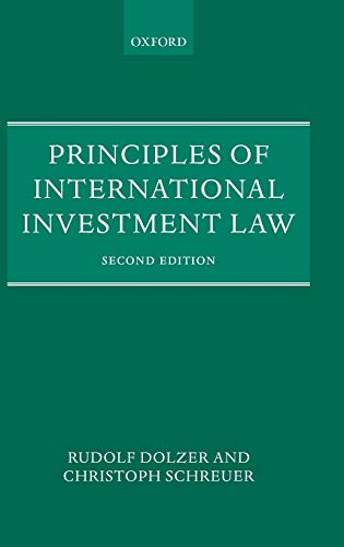 Imagen de archivo de Principles of International Investment Law a la venta por Better World Books: West