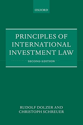 Beispielbild fr Principles of International Investment Law zum Verkauf von medimops