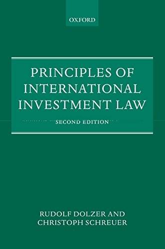 Imagen de archivo de Principles of International Investment Law a la venta por ThriftBooks-Atlanta