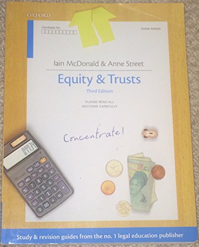 Imagen de archivo de Equity & Trusts Concentrate: Law Revision and Study Guide a la venta por Goldstone Books