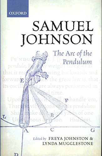 Imagen de archivo de Samuel Johnson: The Arc of the Pendulum a la venta por Third Season Books