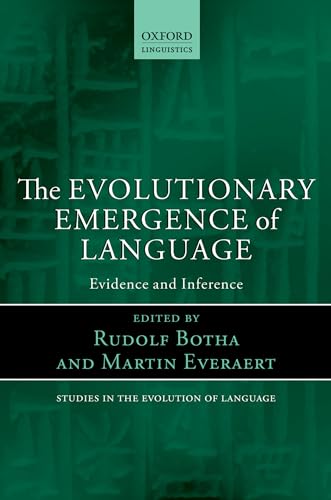 Imagen de archivo de The Evolutionary Emergence of Language Evidence and Inference a la venta por Michener & Rutledge Booksellers, Inc.