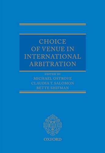 Stock image for Choice of Venue in International Arbitration for sale by Iridium_Books