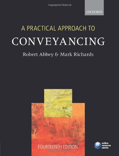 9780199656486: A Practical Approach to Conveyancing