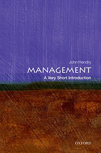 Beispielbild fr Management: a Very Short Introduction zum Verkauf von Better World Books