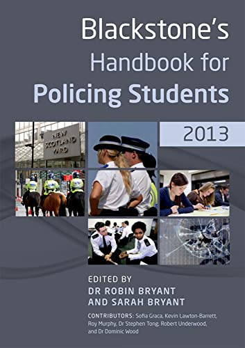 Stock image for Blackstone's Handbook for Policing Students 2013 for sale by AwesomeBooks