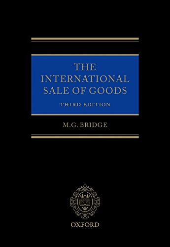 Stock image for The International Sale of Goods Bridge, M.G. for sale by Iridium_Books