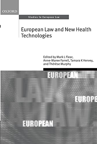 Beispielbild fr European Law and New Health Technologies (Oxford Studies in European Law) zum Verkauf von WorldofBooks