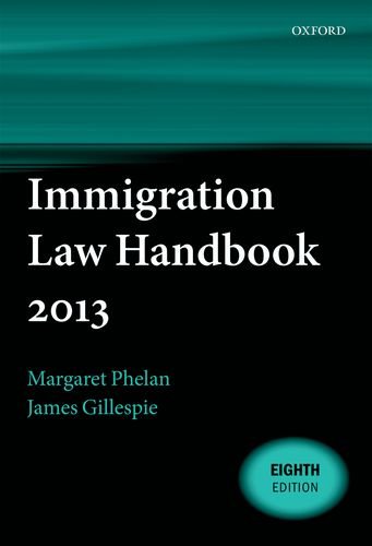 Imagen de archivo de Immigration Law Handbook 2013 a la venta por Better World Books Ltd