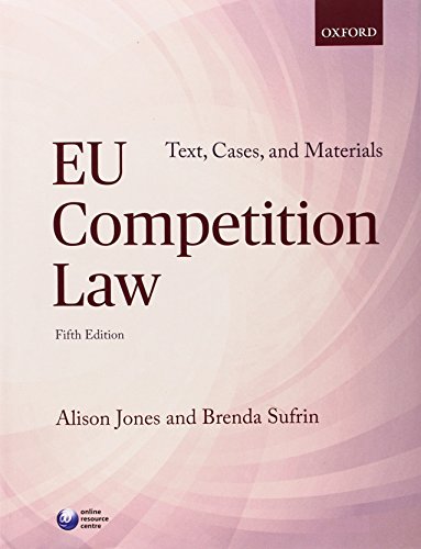 Imagen de archivo de EU COMPETITION LAW: TEXT, CASES and MATERIALS a la venta por Better World Books Ltd