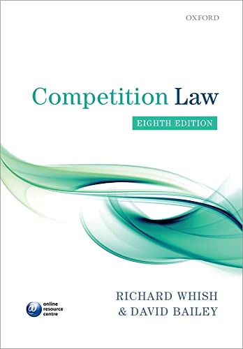 Beispielbild fr Competition Law zum Verkauf von AwesomeBooks