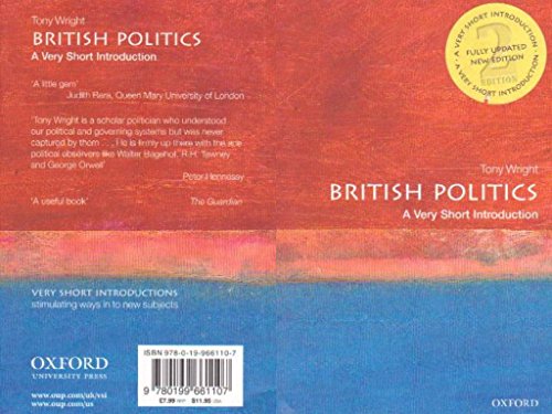 Stock image for British Politics: a Very Short Introduction for sale by Better World Books