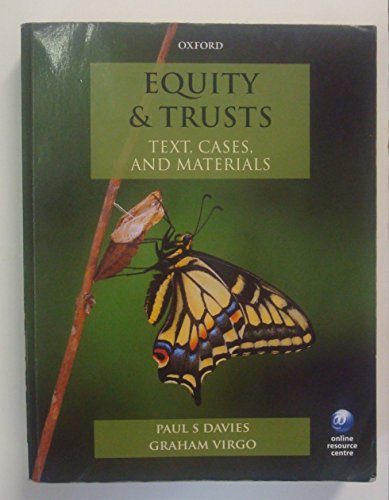 Stock image for Equity and Trusts: Text, Cases, and Materials for sale by Better World Books
