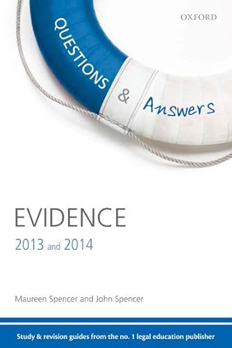 Stock image for Questions and Answers Evidence 2013-2014: Law Revision and Study Guide (Law Questions and Answers) for sale by Brit Books