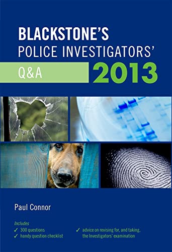 Stock image for Blackstone's Police Investigators' Q&A 2013 for sale by Bahamut Media