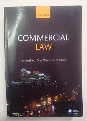 Commercial law - Roach, Lee, Osborne, Greg, Baskind, Eric