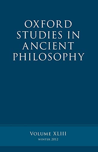 9780199666171: Oxford Studies in Ancient Philosophy: Volume 43