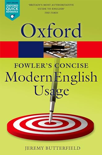 Stock image for Fowler's Concise Dictionary of Modern English Usage for sale by Blackwell's