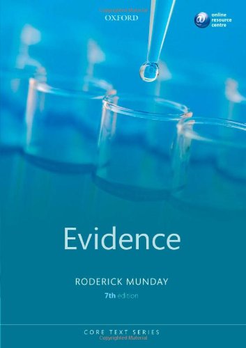 Stock image for Evidence Core Text (Core Texts Series) for sale by WorldofBooks