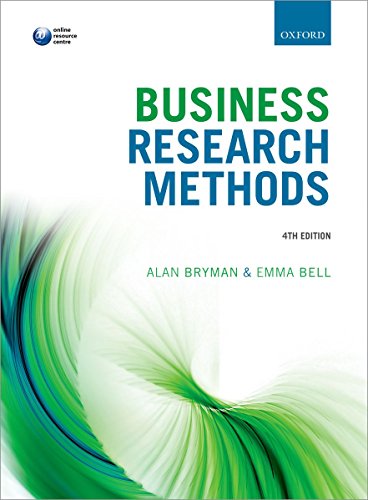 Business Research Methods - Bryman, Alan, Bell, Emma