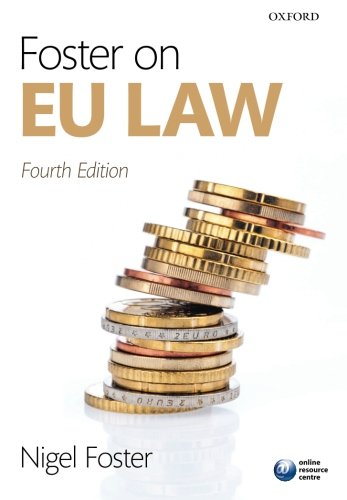 Beispielbild fr Foster on Eu Law zum Verkauf von WorldofBooks